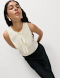 Bow Detail Waisted Top