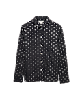 Foil Print Collared Shirt