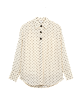 Polka Dot Embellished Button Detail Shirt