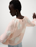 Lyocell Rich Printed Blouse