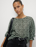 Lyocell Rich Printed Blouse