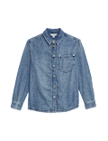 Denim Collared Shirt