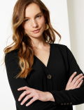 V-Neck Long Sleeve Tunic