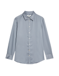 Satin Collared Shirt