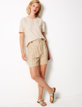 Round Neck Short Sleeve Shell Top