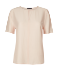 Round Neck Short Sleeve Shell Top