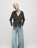 Printed V-Neck Shirt