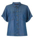 Button Detailed Patch Pocket Shirt