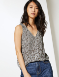 Animal Print Vest Top