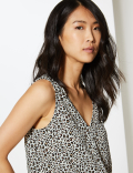Animal Print Vest Top