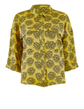 Printed Satin Oversized Shirt