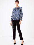 Snake Print Blouse