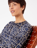 Snake Print Blouse