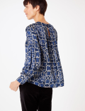 Snake Print Blouse