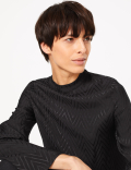 Chevron Woven Top
