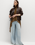 Draped Halter Neck Longline Top