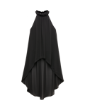 Draped Halter Neck Longline Top