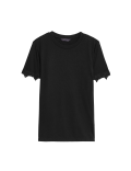 Jersey Lace Detail T-Shirt