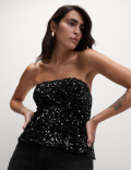Sparkly Bandeau Top