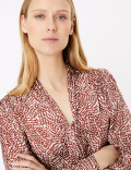 Satin Printed Blouse