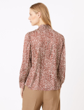 Satin Printed Blouse