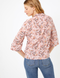 Printed 3/4 Sleeve Shirt