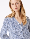 Printed Collared Neck Shirt