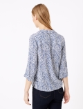Printed Collared Neck Shirt