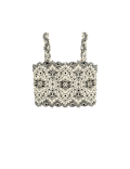 Pure Cotton Broderie Slim Fit Crop Top
