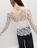Lace Long Sleeve Top