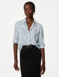 Printed Collared Shirt