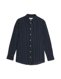 Printed Collared Shirt