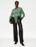 Printed Collared Shirt