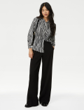 Printed Collared Shirt