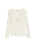 Jersey Twist Front Top
