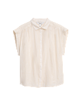 Cotton Rich Sparkly Striped Shirt