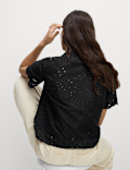 Pure Cotton Broderie Shirt