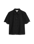Pure Cotton Broderie Shirt