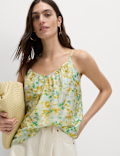 Lyocell Rich Printed Cami Top