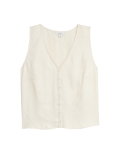 Satin Single Breasted Waistcoat