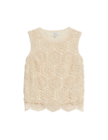 Cotton Rich Broderie Crop Top
