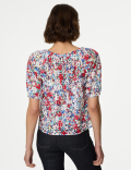 Pure Cotton Floral Broderie Blouse