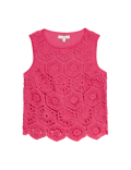 Cotton Rich Broderie Vest