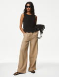 Cotton Rich Broderie Vest