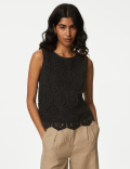 Cotton Rich Broderie Vest