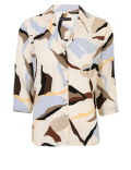 Printed 3/4 Sleeve Shirt