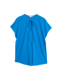 Jersey V-Neck Blouse
