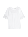 Jersey Lace Insert Top