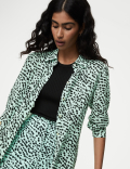 Printed Collared Blouse