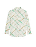Printed Collared Blouse